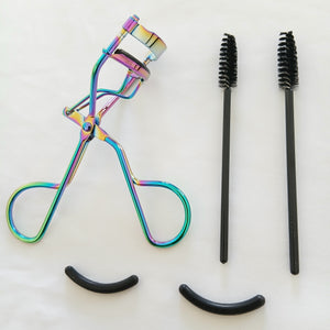 Holographic Metal Eyelash Curler Set