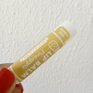 Moisturising Clear Mini Lip Balm - Pineapple