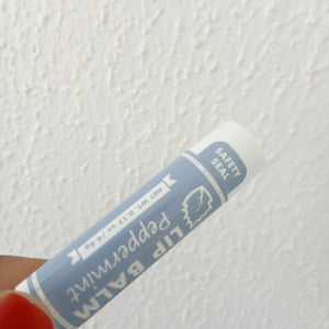 Moisturising Clear Mini Lip Balm - Peppermint