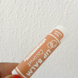 Moisturising Clear Mini Lip Balm - Coconut