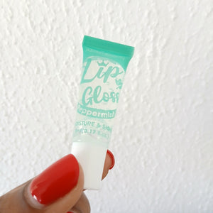 Moisturising Clear Mini Lip Gloss - Peppermint