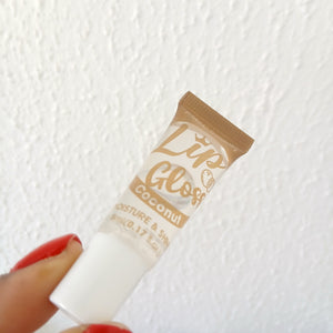 Moisturising Clear Mini Lip Gloss - Coconut