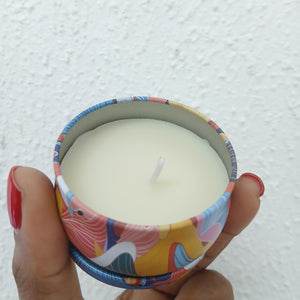 Soy Wax Mini Scented Candle - Peppermint