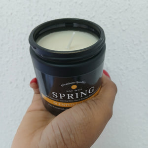 Soy Wax Large Scented Candle - Spring