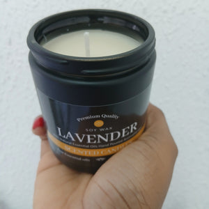 Soy Wax Large Scented Candle - Lavender
