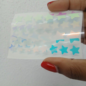 Hydrocolloid Star Acne Pimple Patch Sheet - Iridescent