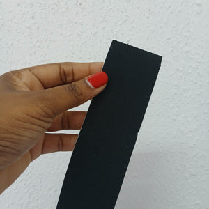 Medium Cotton Waterproof Boob Tape Strips - Black (Pack of 2)
