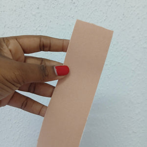 Medium Cotton Waterproof Boob Tape Strips - Nude (Pack of 2)