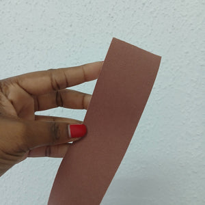 Medium Cotton Waterproof Boob Tape Strips - Brown (Pack of 2)