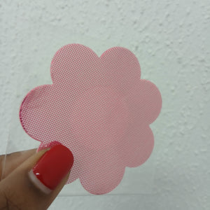 Disposable Flower Nipple Cover Pasties - Pink Point