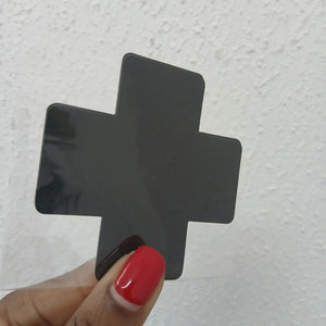 Disposable Cross Nipple Cover Pasties - Black