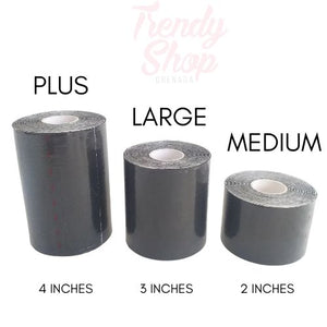 Large Cotton Waterproof Boob Tape Roll - Black