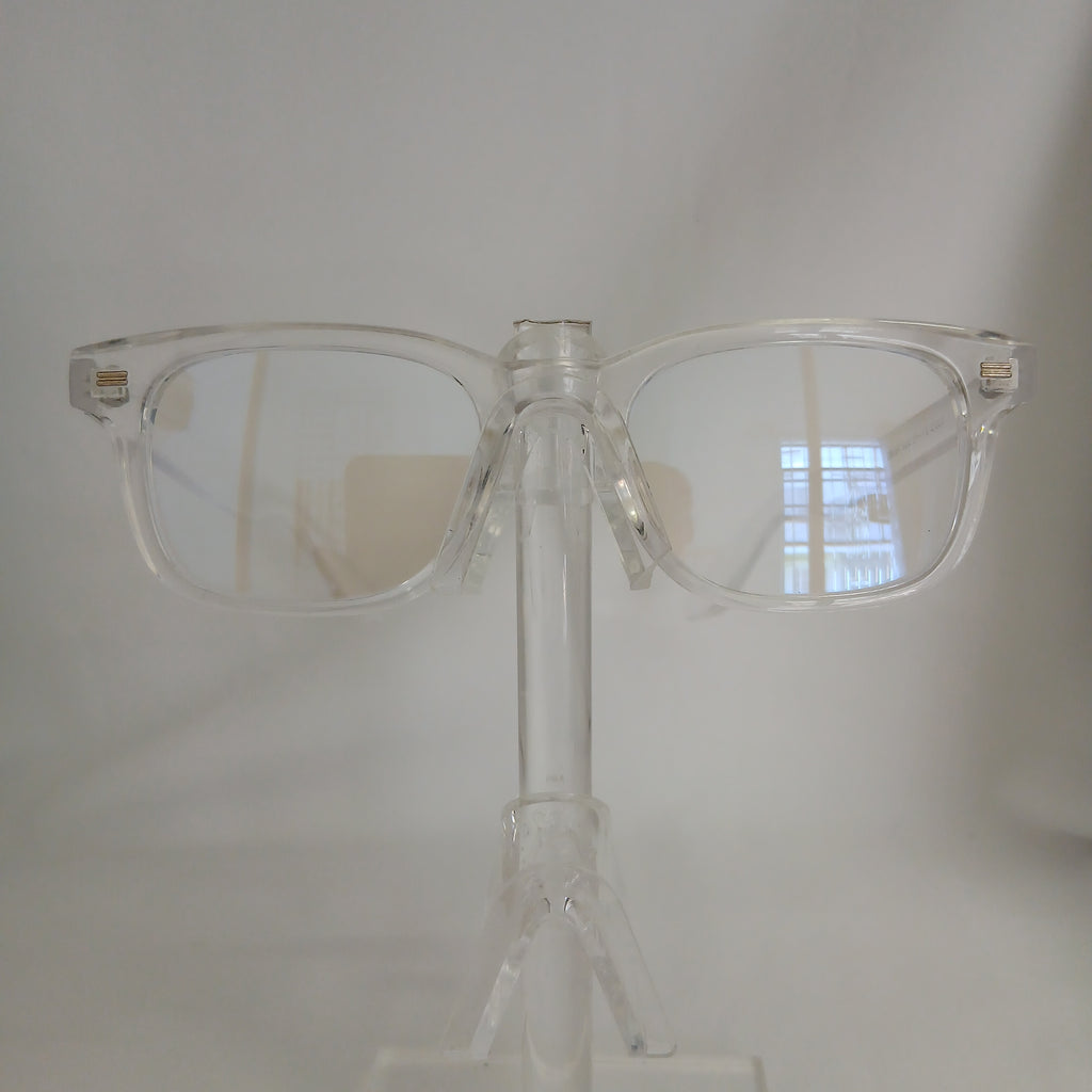 Small Round Frame Clear Glasses - Kacie