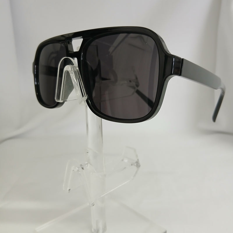 Black Large Aviator Frame Sunglasses - Rada