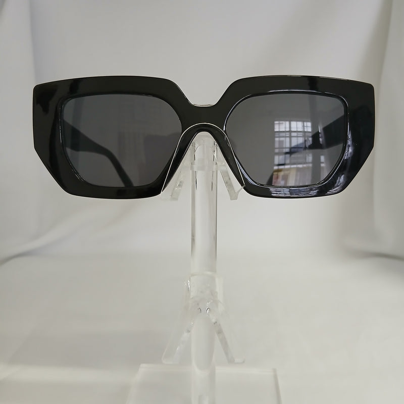 Black Angled Frame Sunglasses - Mohna