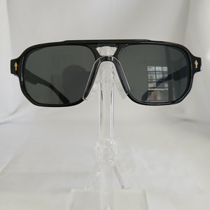 Black Small Star Arrow Aviator Frame Sunglasses - Rylie