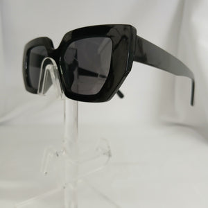 Black Angled Frame Sunglasses - Mohna