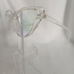 Cat Eye Slim Clear Glasses - Cidney