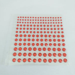 Self Adhesive Body Gems - Red