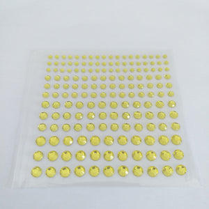 Self Adhesive Body Gems - Bright Yellow