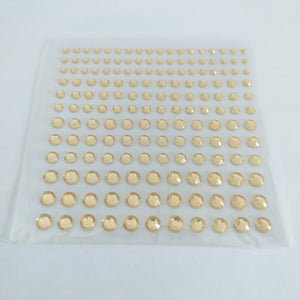 Self Adhesive Body Gems - Light Yellow