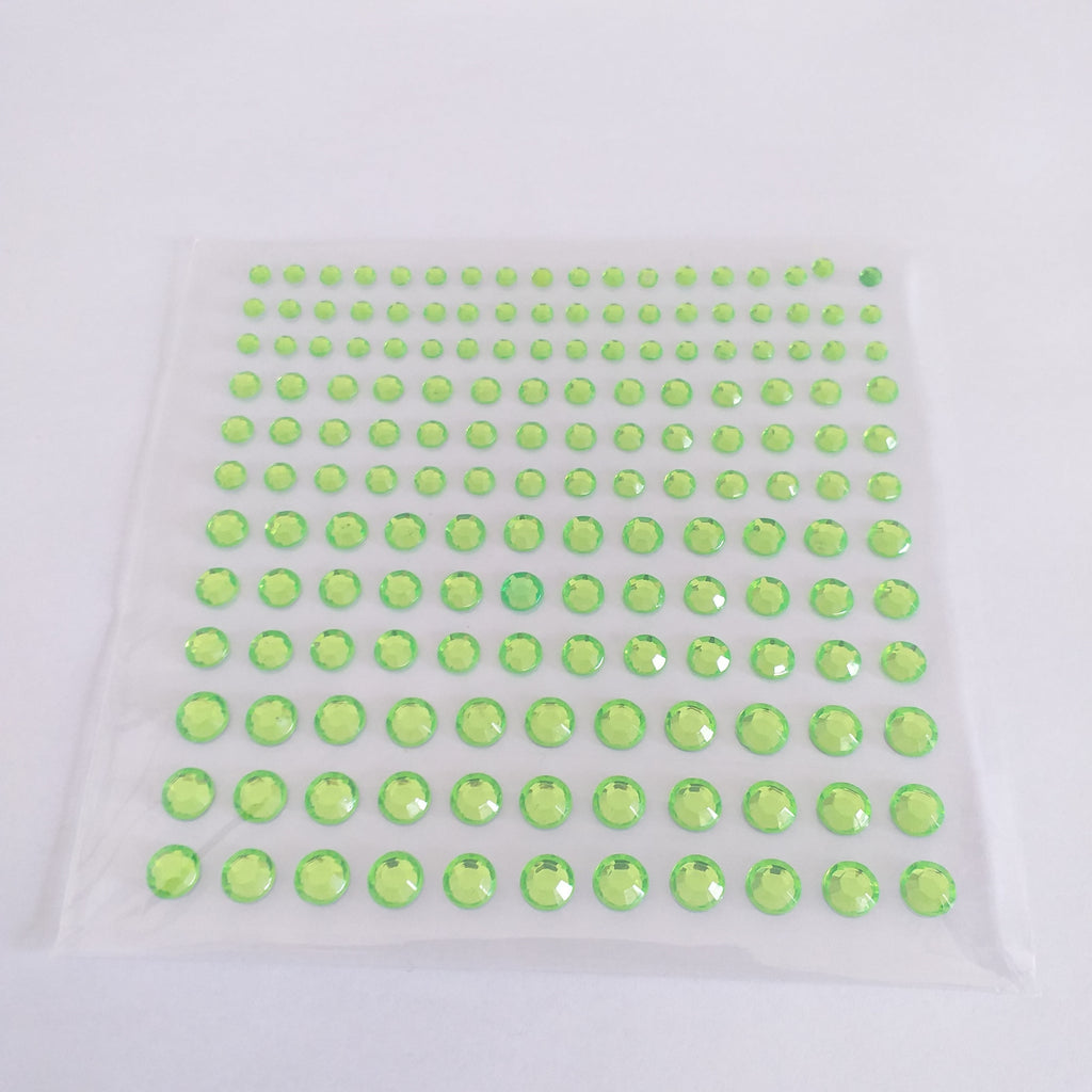 Self Adhesive Body Gems - Neon Green
