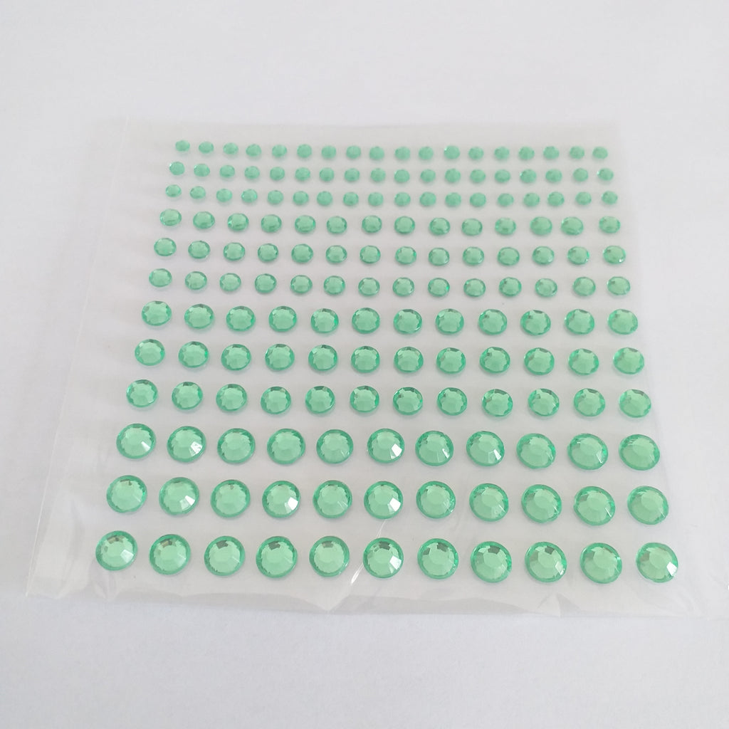 Self Adhesive Body Gems - Light Green