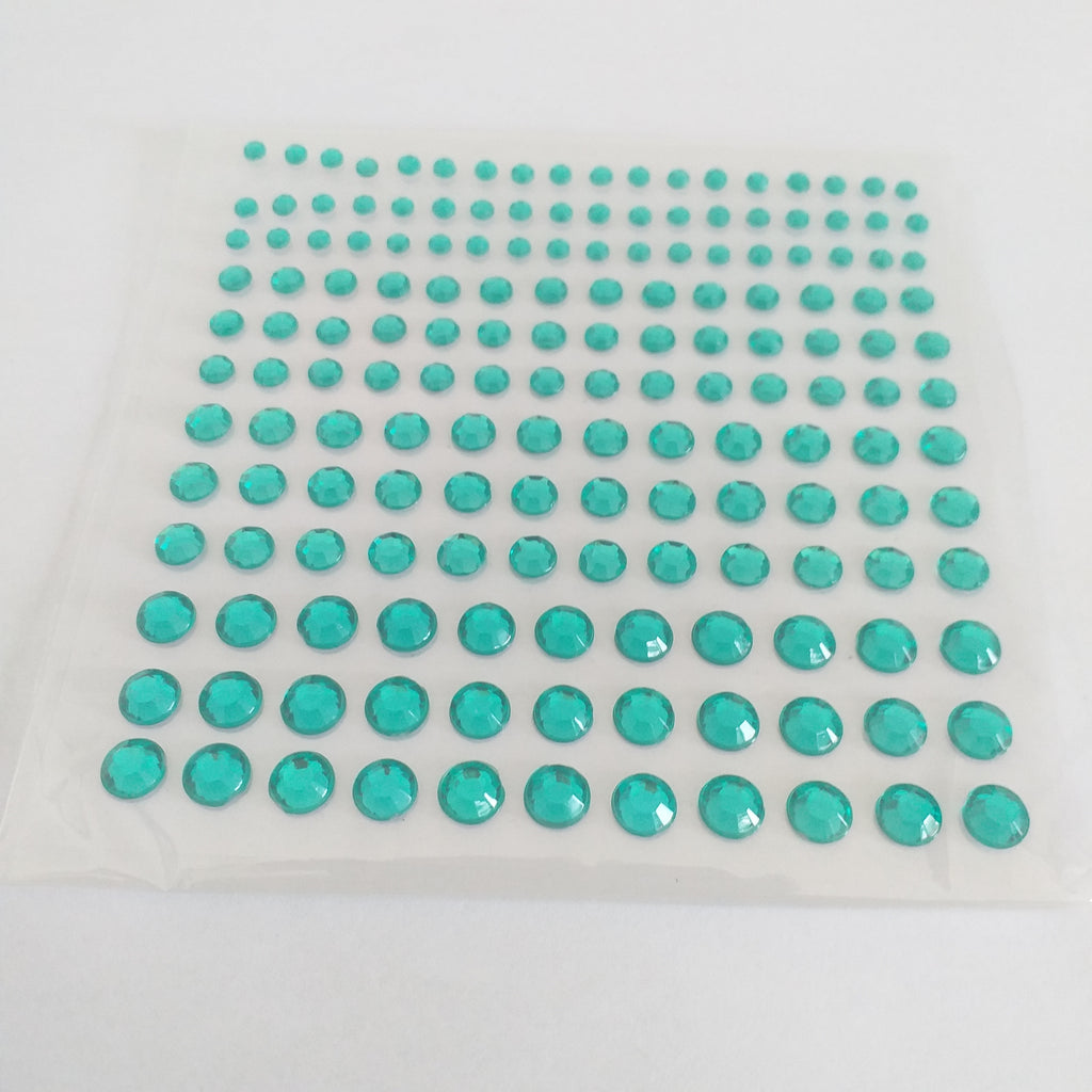 Self Adhesive Body Gems - Sea Green