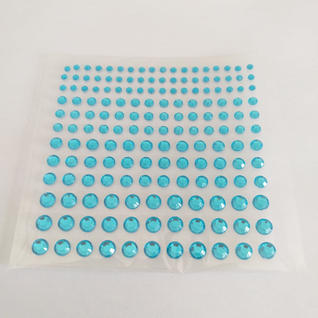 Self Adhesive Body Gems - Bright Blue