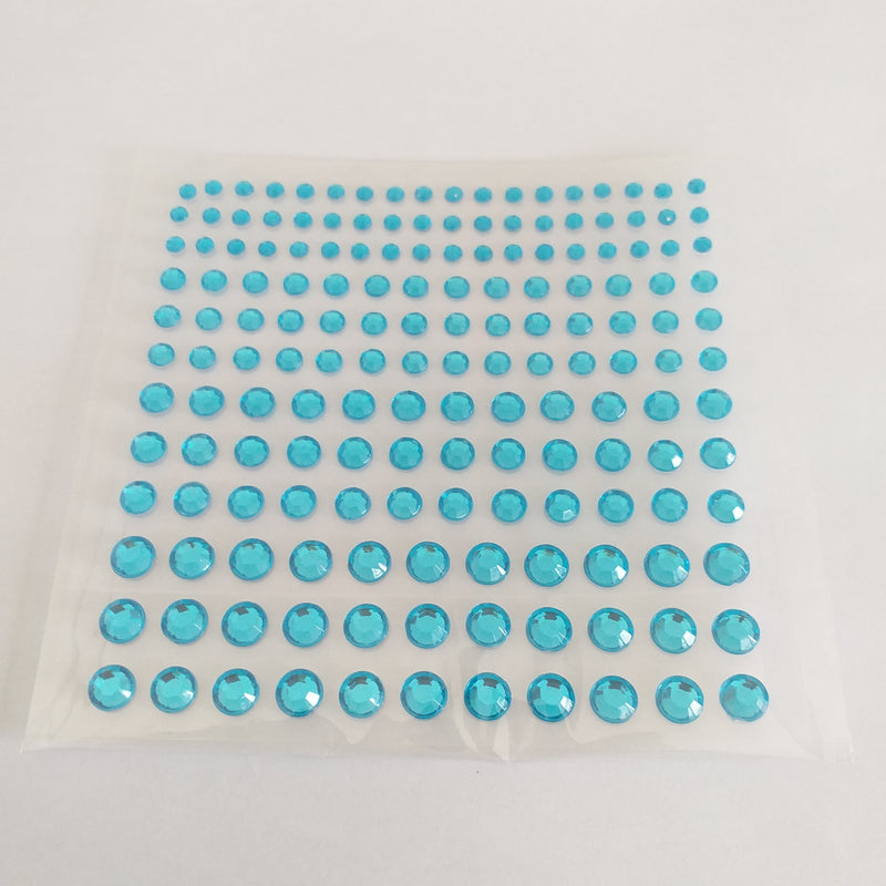 Self Adhesive Body Gems - Bright Blue