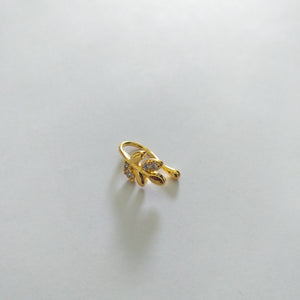 Gold Plated Fashion Nose Cuff - O
